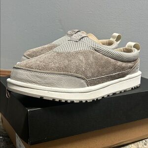 UGG Men's Tan and Gray Slip-On Loafers